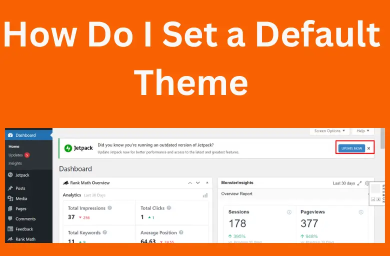 How Do I Set Up a Default Theme in WordPress?