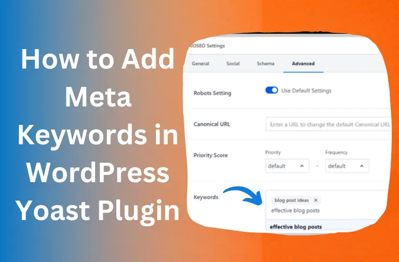 How to Add Meta Keywords in WordPress Yoast Plugin