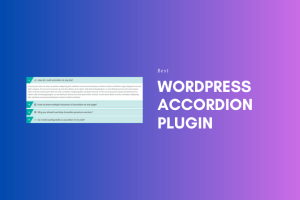 Best WordPress Accordion Plugin